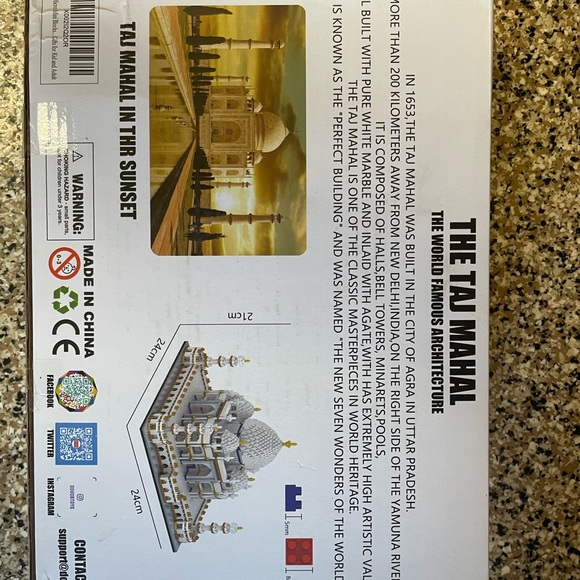 Nanoblock Taj Majal. Used - Picture 2 of 11
